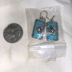 Turquoise Earrings Red Dress Boutique
